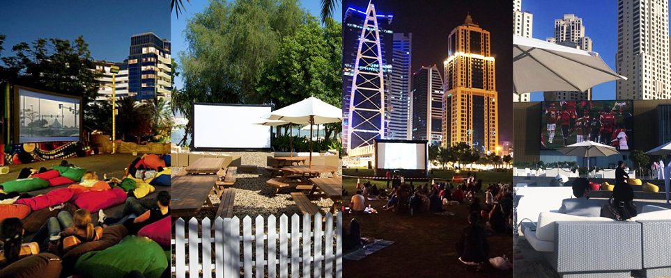Outdoor cinemas in Dubai